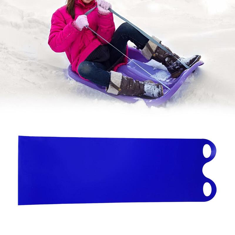 Esteira deslizante flexível para adultos, neve Slide Mat com alças