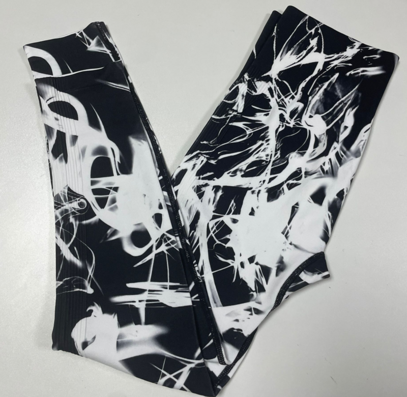 Leggings Tie Dye senza cuciture da donna collant Fitness stampati in 3D sollevamento dell'anca allenamento a maglia elastico in esecuzione pantaloni da Yoga a vita alta