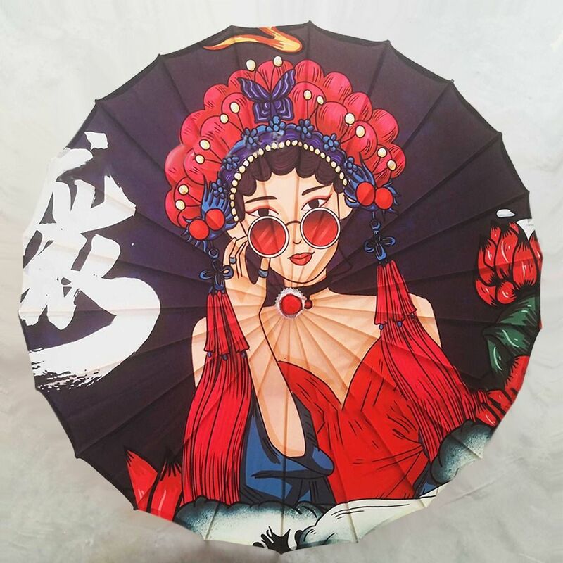 Paraguas de papel engrasado de 10 colores, nuevo estilo chino antiguo, disfraces, fotografía, paraguas decorativo, actuación de baile