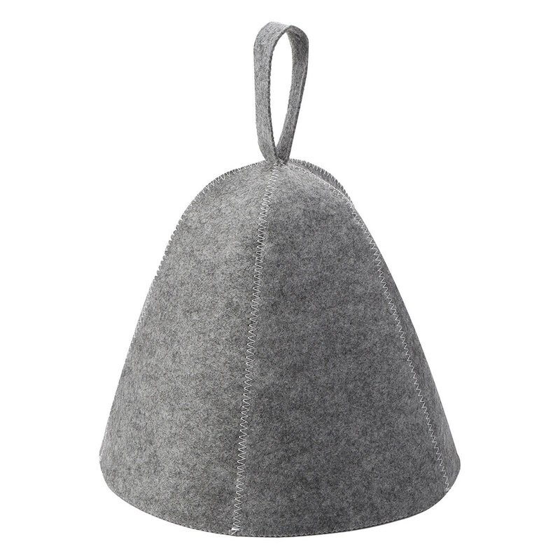 Anti Heat Sauna Hat Thicken Wool Felt Shower Cap Hair Turban Quickly Towel Drying Towel Hats Sauna Bathroom Accessories