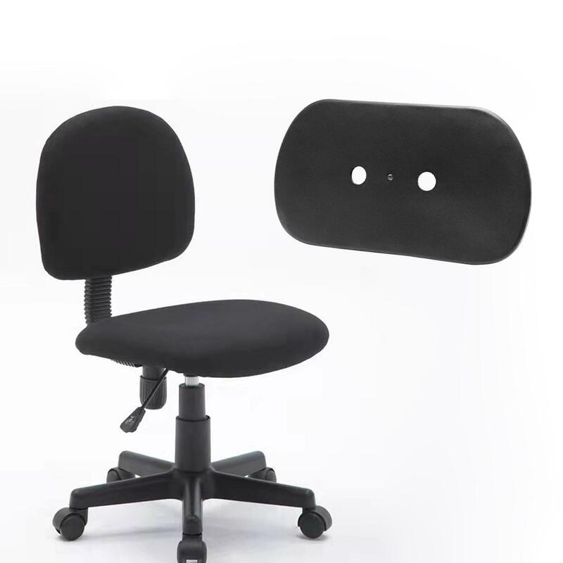 Bantalan sandaran kursi kantor hitam mudah dipasang langsung menggantikan bantalan belakang tambahan untuk kursi game kursi tugas Putar