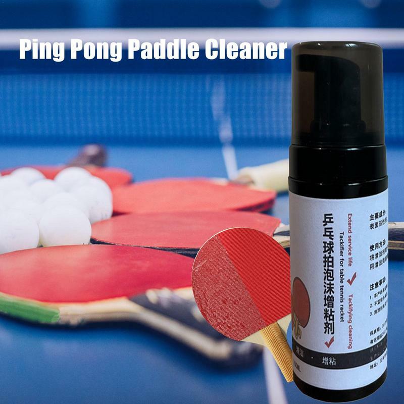 Kit de limpieza de palas de ping pong, espray de limpieza para raquetas de tenis de mesa, cuidado de murciélagos, 100ml