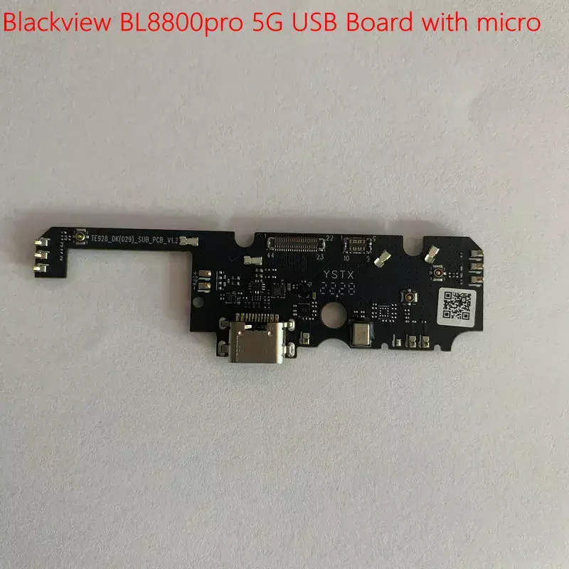 Placa USB Original para Blackview, Carregador de Microfone, Circuitos, Conector Dock, Acessórios para Celular, BV8800 Pro, 4G, BL8800 Pro, 5G