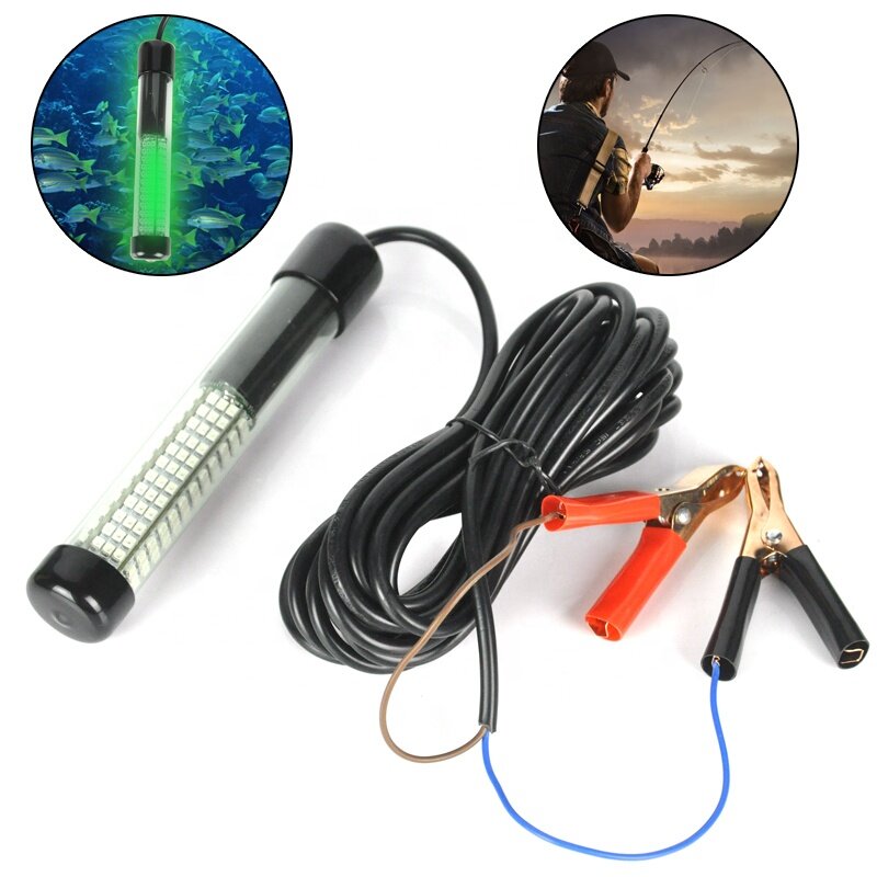 Luces LED para pesca bajo el agua, anticorrosión, IP68, 18W