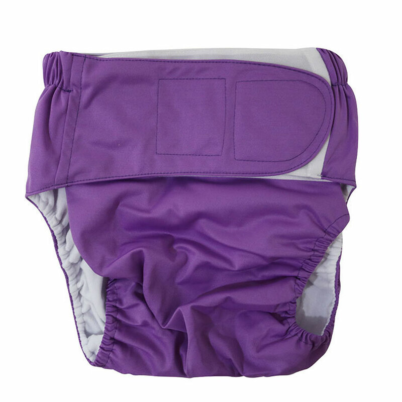 Fraldas confortáveis para adultos reutilizáveis, calças de fralda grandes, almofada resistente ao desgaste, calças urinárias unissex, roupa interior suave para incontinência