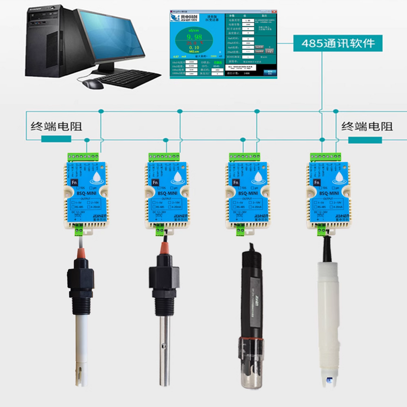 Электропроводный передатчик, Измеритель проводимости, PH-контроллер, электрод, pH-метр, датчик EC TDS BSQ mini