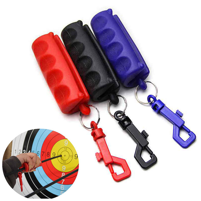 Outdoor Rubber Gel Archery Shoot Bow Outdoor Rubber Arrow Puller Remover With Keychain Tool Shooting Target Accessories