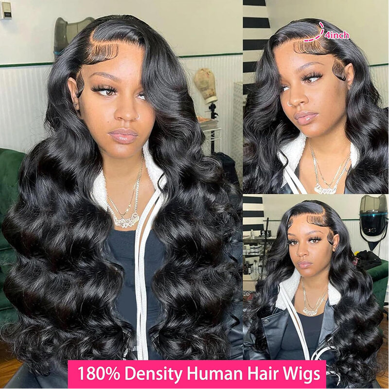 Body Wave 13X6 Hd Lace Frontale Pruik 13X4 Losse Body Wave Human Hair Pruiken 4X4 Lace Closure Pruik 30 Inch Perruques Cheveux Humains