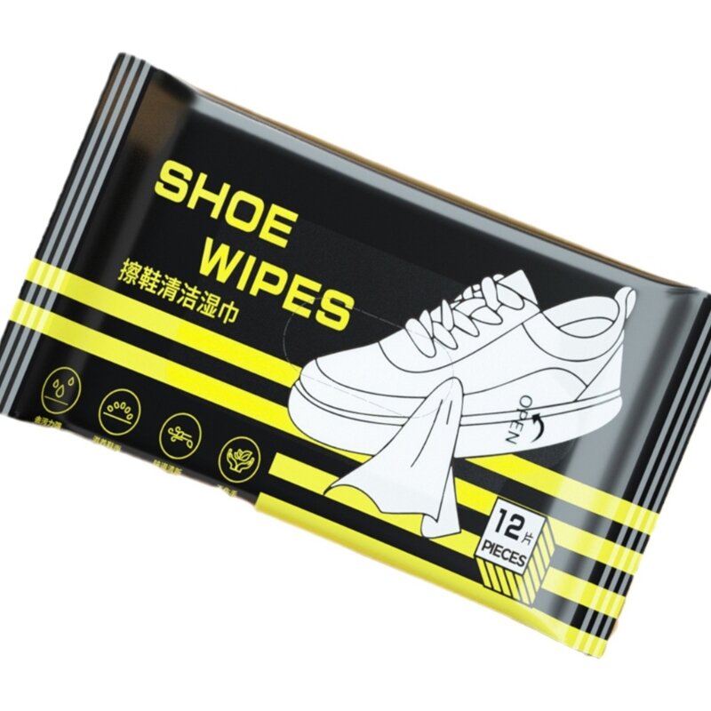 12/80Pcs Shoe Wipes Shoe Cleaner Sneaker Wipes Cleaner For Shoes Artifact