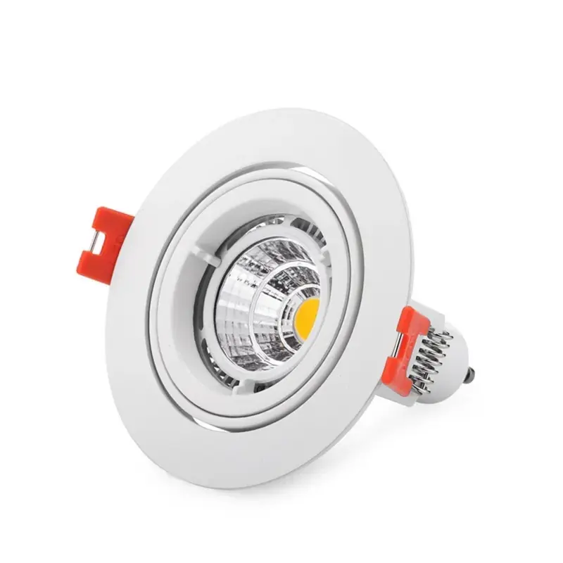 Высококачественные круглые алюминиевые держатели ламп, фотоэлемент для потолочного светильника GU10, фотоэлемент для точечного светильника MR16, рамная арматура