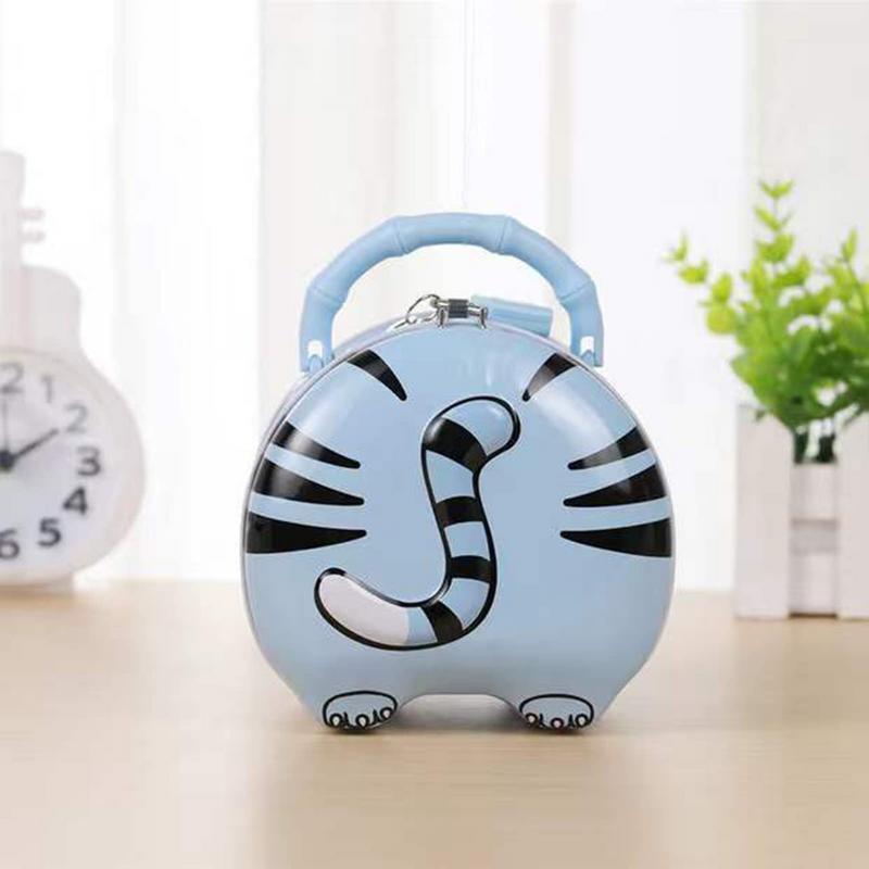 Tiger Piggy Bank Unbreakable Tinplate Money Bank Coin Bank For Girls And Boys Practical Gifts For Birthday Christmas Baby Shower