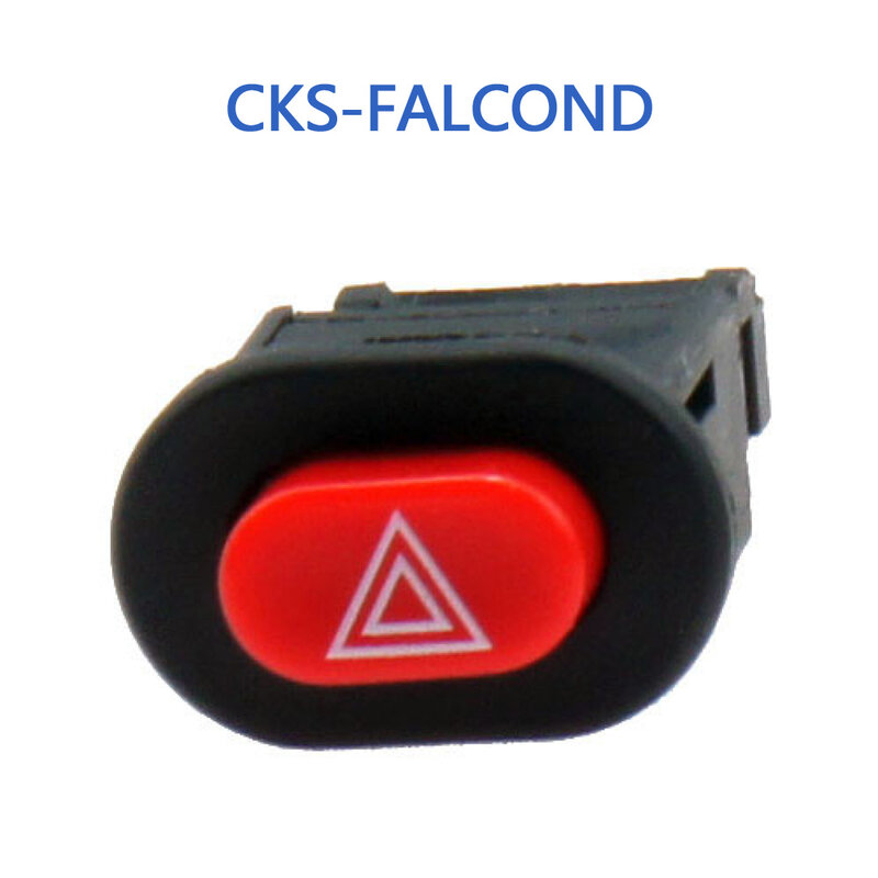 Bouton CKS-FALCOND de commutateur de lumière de danger pour le moteur 1P39QMB de cyclomoteur de scooter chinois de temps du dean 6 50cc 4