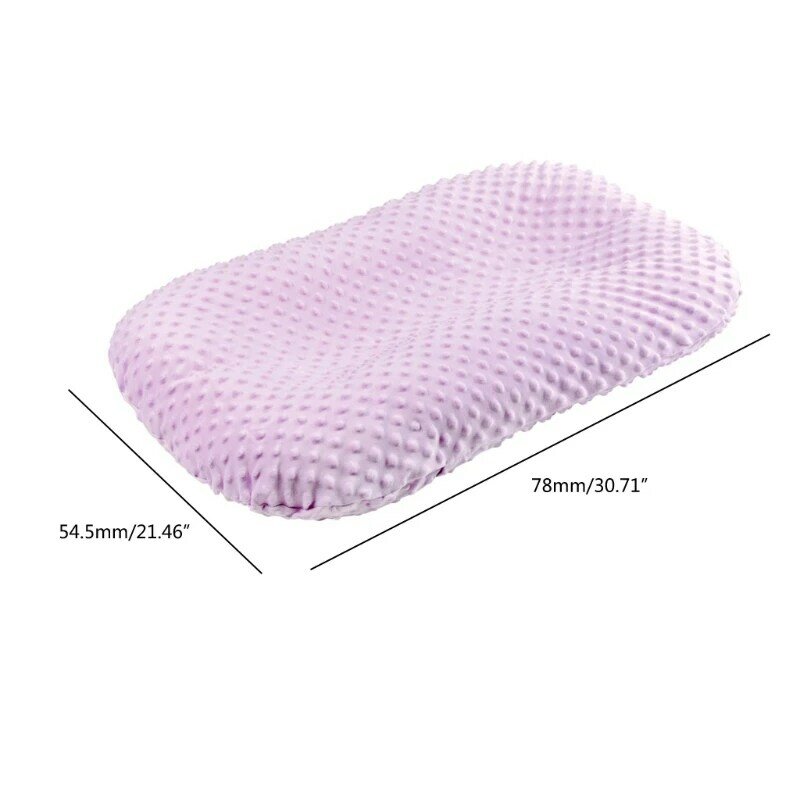 Capa de almofada ultramacia removível para recém-nascido capa de almofada para dormir X90C