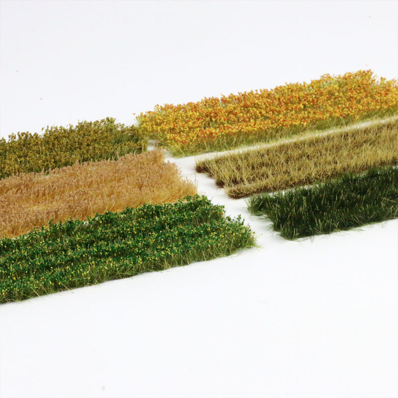 Mesa de arena modelo campo de arroz serie escena modelo hierba 1:72-1:87HO tren mesa de arena Diy miniatura paisaje Material Juguetes