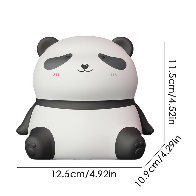 Lampu meja Led sentuh lucu bentuk Panda, lampu malam portabel, lampu malam Led untuk ruang tamu kamar anak-anak kamar tidur