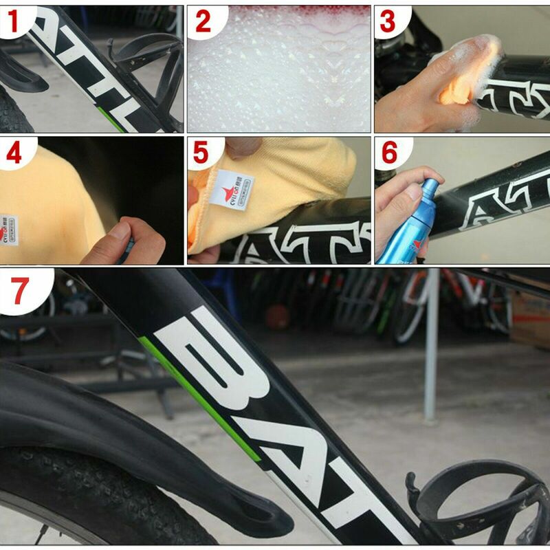 Spray de polissage pour vélo, 200ML, cire pour cyclisme, Surface éclaircissante