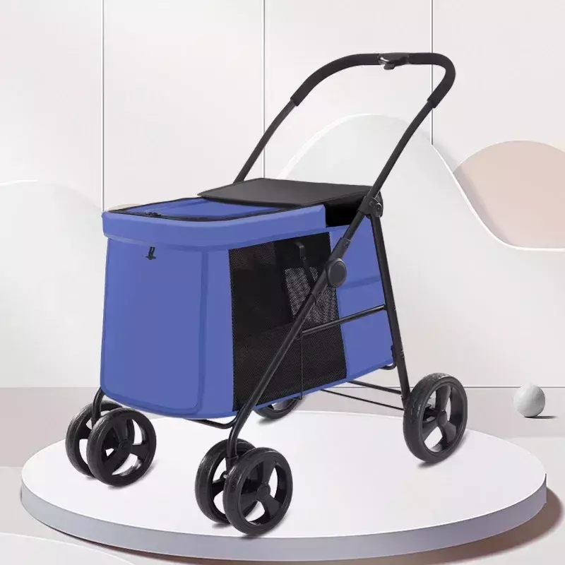Extra large outdoor pet cart for dogs, universal large dog pet cat cart, foldable Pet Strollers