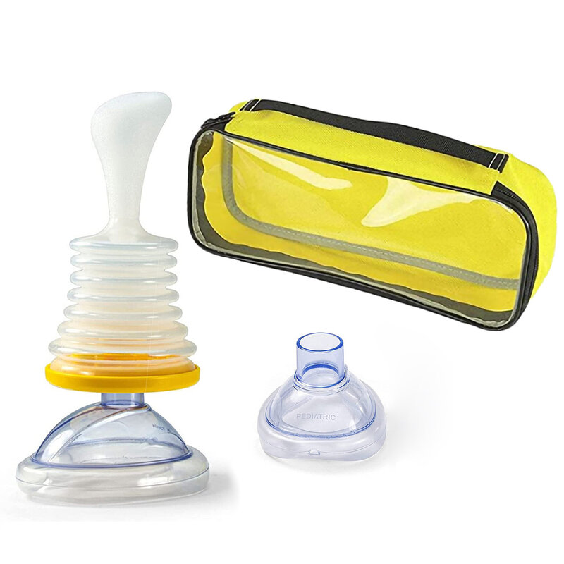 4PCS/3PCS Portable Anti Choking Device Emergency Life Saving Suction Choke First Aid Kit for Kid Adult Kits Rescue With Bag
