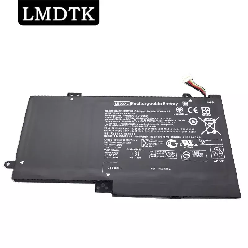 LMDTK-batería LE03XL para ordenador portátil HP ENVY X360, M6-W102DX, 796356-005, HSTNN-YB5Q, HSTNN-UB60, HSTNN-UB6O