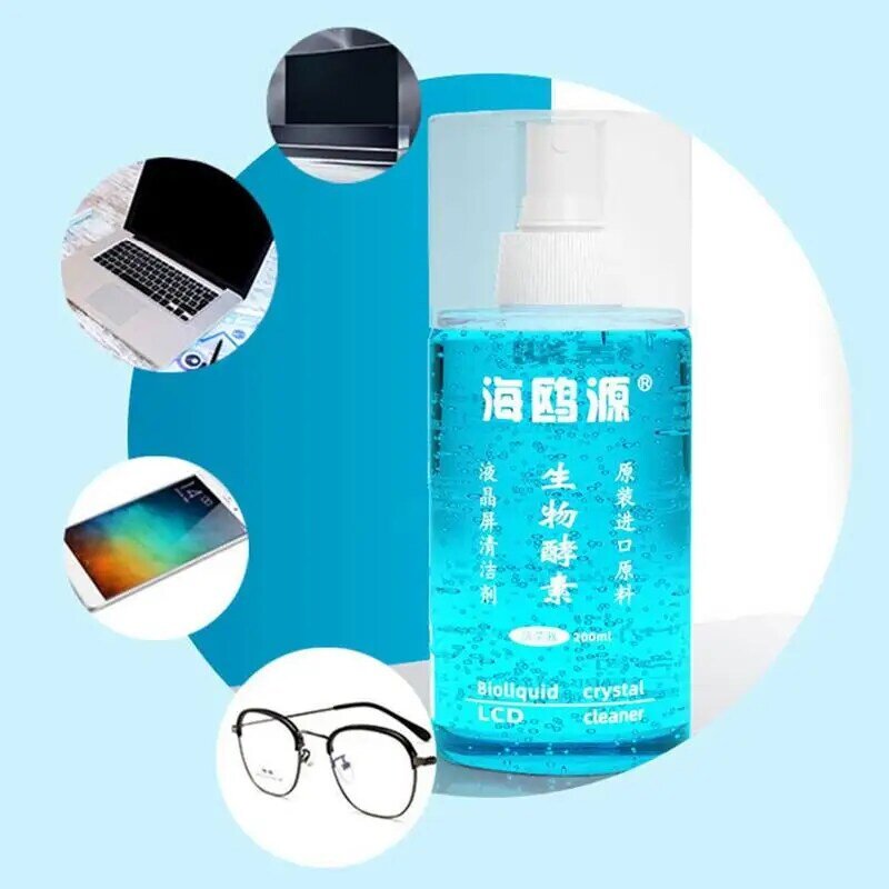 Computer Screen Cleaner Screen Liquid Cleaner Spray For Electronic 0.2kg Multifunctional Powerful Cleaning Supplies Safety For