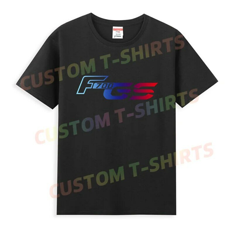 2024 T-Shirt męski na co dzień R1200GS F850GS R1250GS F700GS R1200 GS koszulka przygodowa 100% bawełniana styl miejski S-3XL fajna koszulka