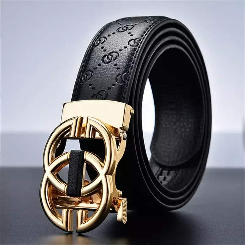 2024 New Business Style Belt Casual Fashion Luxury Designer Automatic Metal Buckle Daily Versatile Suit Belt For Men And Women