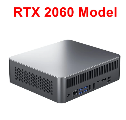 Gamin PC Mini kuat Nvidia RTX 2060 6G Intel i9 10885H i7 10870H DDR4 NVMe SSD komputer Desktop NUC Windows 11 4K UHD DP WiFi
