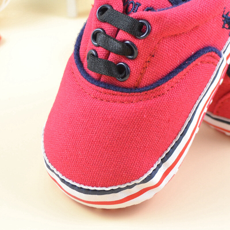 Scarpe da bambina per neonato First Walker antiscivolo per neonato suole morbide in cotone calzature carino Prewalker