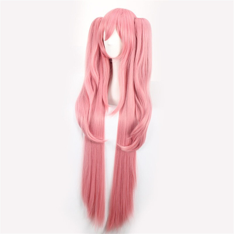 40 Inch Anime Cosplay Seraph of the End Synthetic Long Straight Wig Krul Tepes Cute Girl Heat Resistant Fiber Daily Party Wig