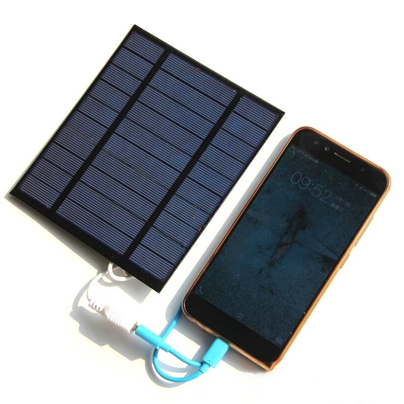 مروحة تعمل بالطاقة الشمسية ، مروحة تبريد تهوية صغيرة محمولة ، 4 "USB ، تخييم ، يخت ، بيت الكلب ، 5 واط ، 5 فولت