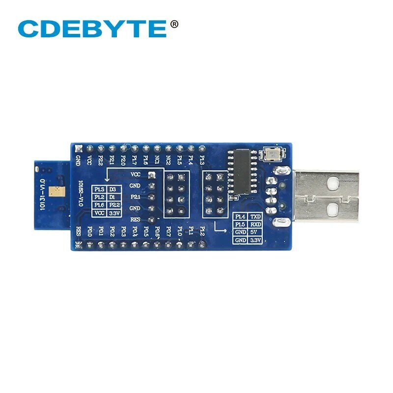 Płyta testowa USB zestaw CC2530 27dBm 2.4GHz moduł ZigBee E18-TBH-27 CH340G interfejs USB Port szeregowy UART płyta testowa