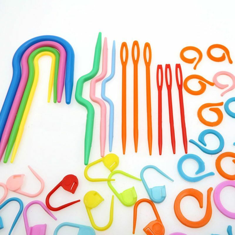 53 Stuks Plastic Haaknaalden Stitch Markers Teller Breinaalden Set DIY Craft Huishoudelijke Kruissteek Tool Naaien Accessoires