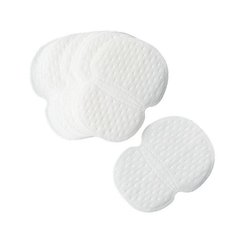 Almohadillas para el sudor para axilas, desodorante desechable, absorbente, antitranspiración, Unisex, 50 piezas