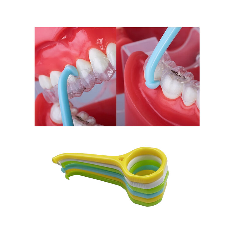 Tirantes invisibles de ortodoncia, Extractor de gancho, herramienta de eliminación de alineador de ortodoncia