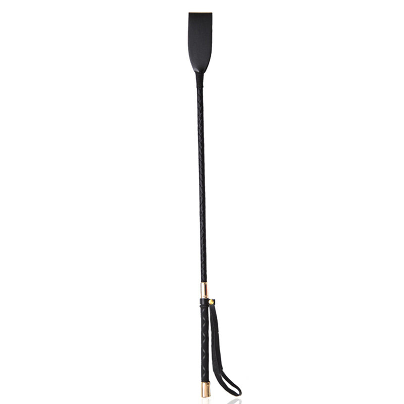 YOUZI PU Riding Crop 18 Inch Horse Whip With PU Leather Equestrianism Horse Crop Double Slapper Horse Whip Crops For Horses