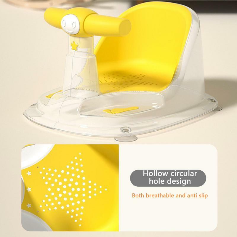 Baby Seat For Bathtub Sit Up Bath Seat With Suction Cup Backrest Support Sit Up Bath Seat Washable Bathtub Chair For Boys And