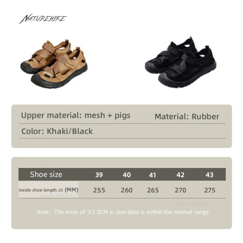Naturehike Zapatos de rastreo de Río antideslizantes para hombres, sandalias de malla transpirables ligeras para exteriores, zapatos anfibios resistentes al desgaste para vadear