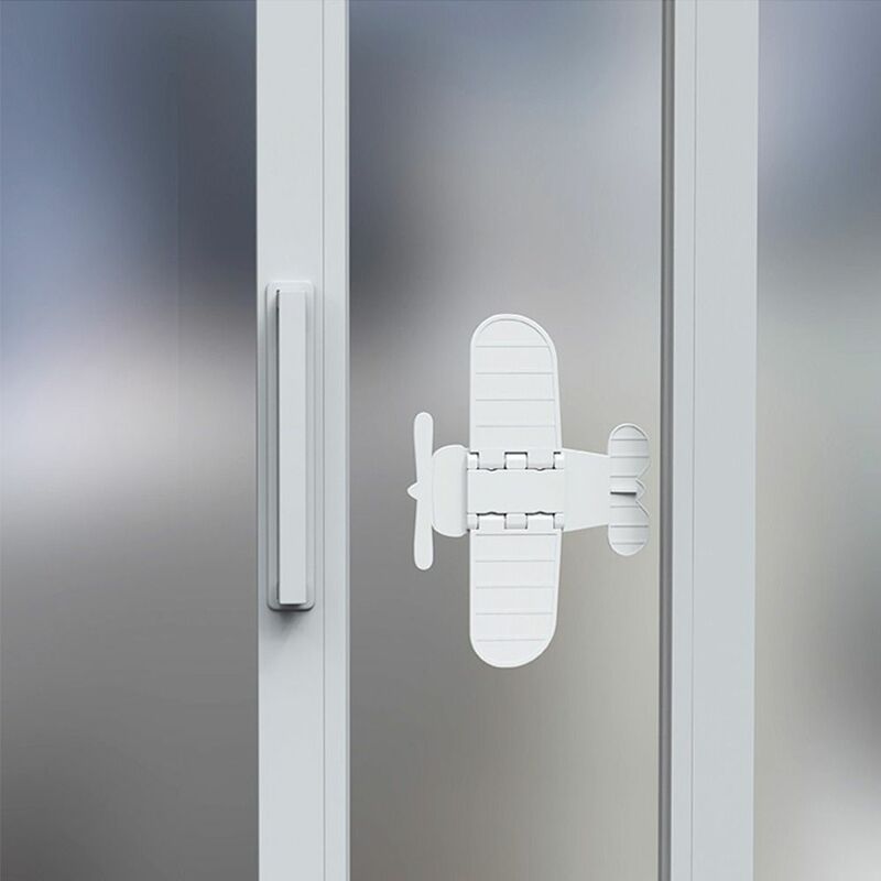 Universal Anti-opening Multi-function Sliding Door Stopper Cabinet Door Lock Baby Safety Lock Window Limit Lock