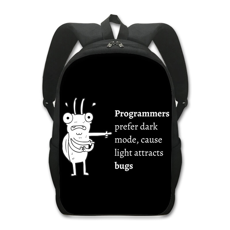 Śmieszne DEVOPS plecak kobiety mężczyźni kodują programowanie plecak Devops komputer Nerd Geek programista plecaki dziecięce torby szkolne