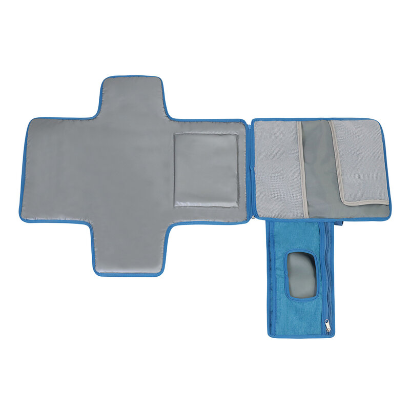 Fasciatoio portatile per pannolini per bambini fasciatoio pieghevole con tasche Kit fasciatoio per pannolini da viaggio impermeabile per neonati