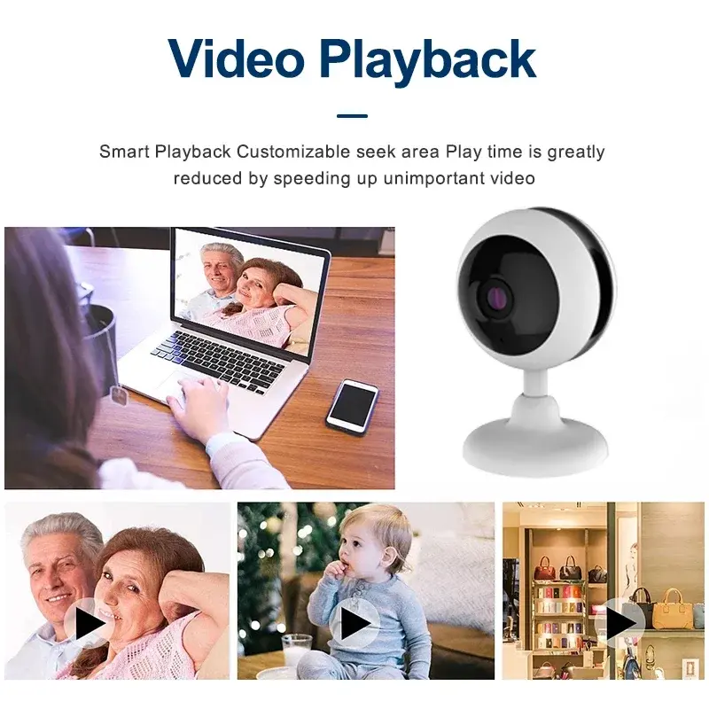 Intercom-Überwachung Infrarot Nachtsicht Zwei-Wege-Sicherheit Smart Home Baby phone 1080p drahtlose Innen kamera intelligent