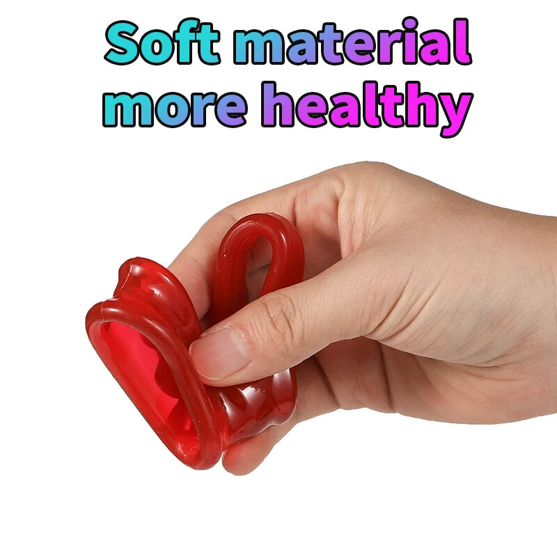 Anéis de galo reutilizáveis para homens, retenção dupla anéis de pênis, ejaculação tardia, ereção, brinquedos adultos, sex shop