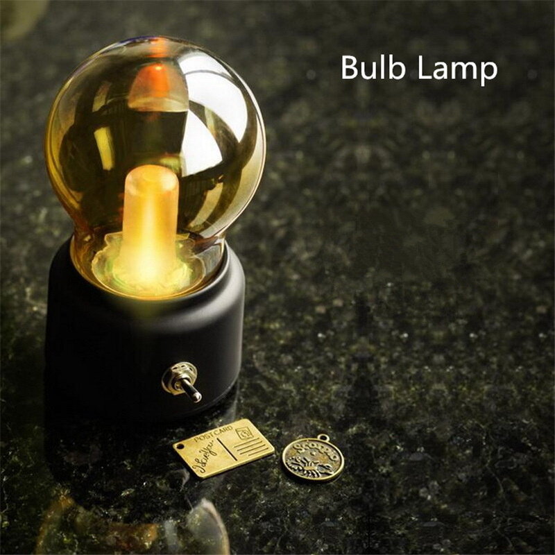 Luminoso Led Night Light Bulb Lamp Light Usb Charging Lamp Retro Creative Lamp Nightlight
