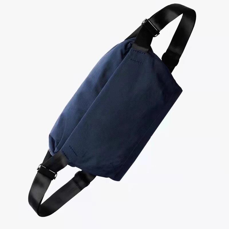 Bolsa de ombro casual leve de grande capacidade, mensageiro unissex, bolsa de peito ao ar livre, cintura 9L, moda, 2024