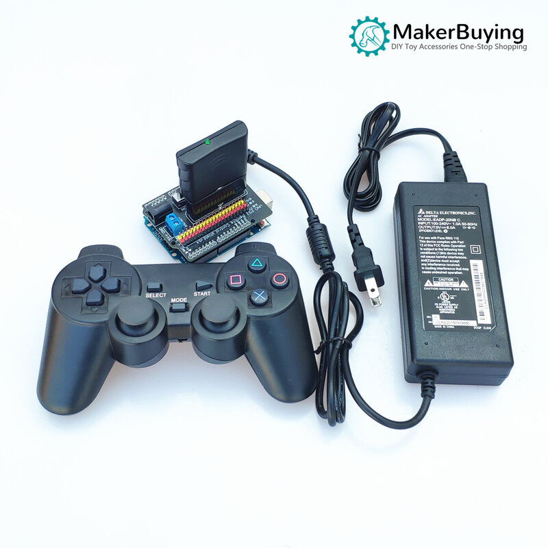 6DOF-kit de control de brazo robótico PS2 de alta potencia, kit de aprendizaje para Arduino, bricolaje