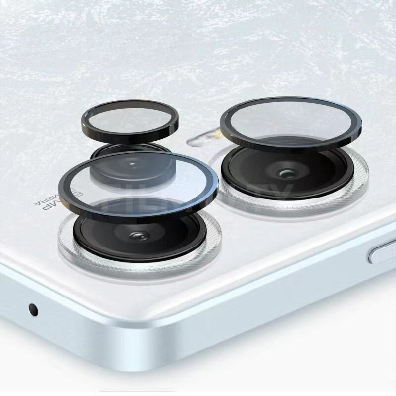 ฟิล์มป้องกันเลนส์กล้องโลหะสำหรับ Xiaomi redmi Note 13 Pro อุปกรณ์ป้องกันกล้องวงแหวนโลหะสำหรับ Redmi Note13 13Pro เลนส์กระจก