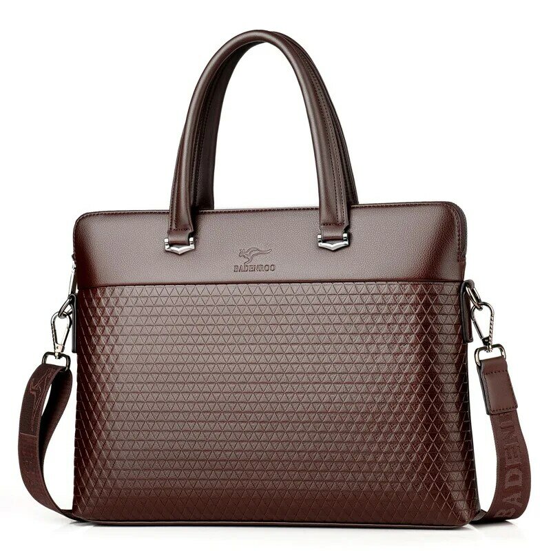 Портфель мужской деловой для ноутбука 14 дюймов, сумка на плечо для путешествий, Офисная вместительная сумочка