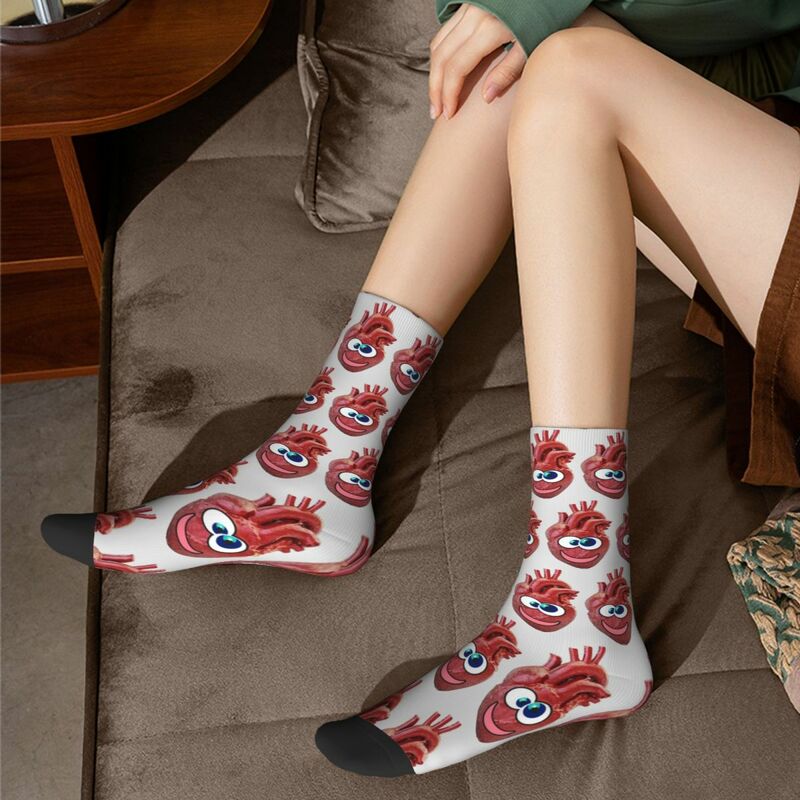 Счастливые женские супер мягкие чулки в стиле Харадзюку, всесезонные длинные носки, аксессуары для подарка на день рождения унисекс