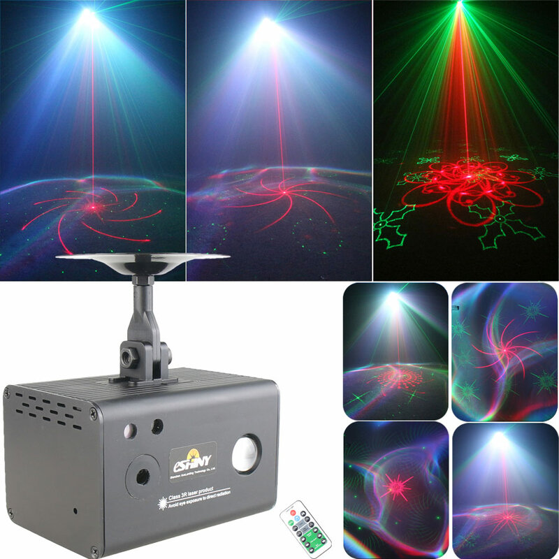 Eshiny Rgb Led Aurora Licht Nacht R & G Laser 64 Patronen Projector Disco Kinderen Cadeau Kids Effect Slaapkamer Feestlamp Usb X64d2