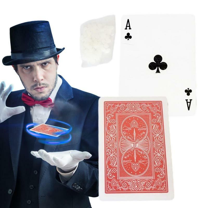 Fingertip Flying Playing Card Prop, Adereços Mágicos, Truques Mágicos, Prank, Flutuar, Close-up, Rotary, Engraçado